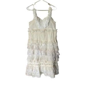 Upcycled Lace Mini Dress Size S Excellent Condition